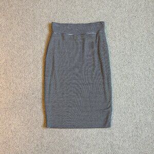 Athleta Stripe Pencil Skirt